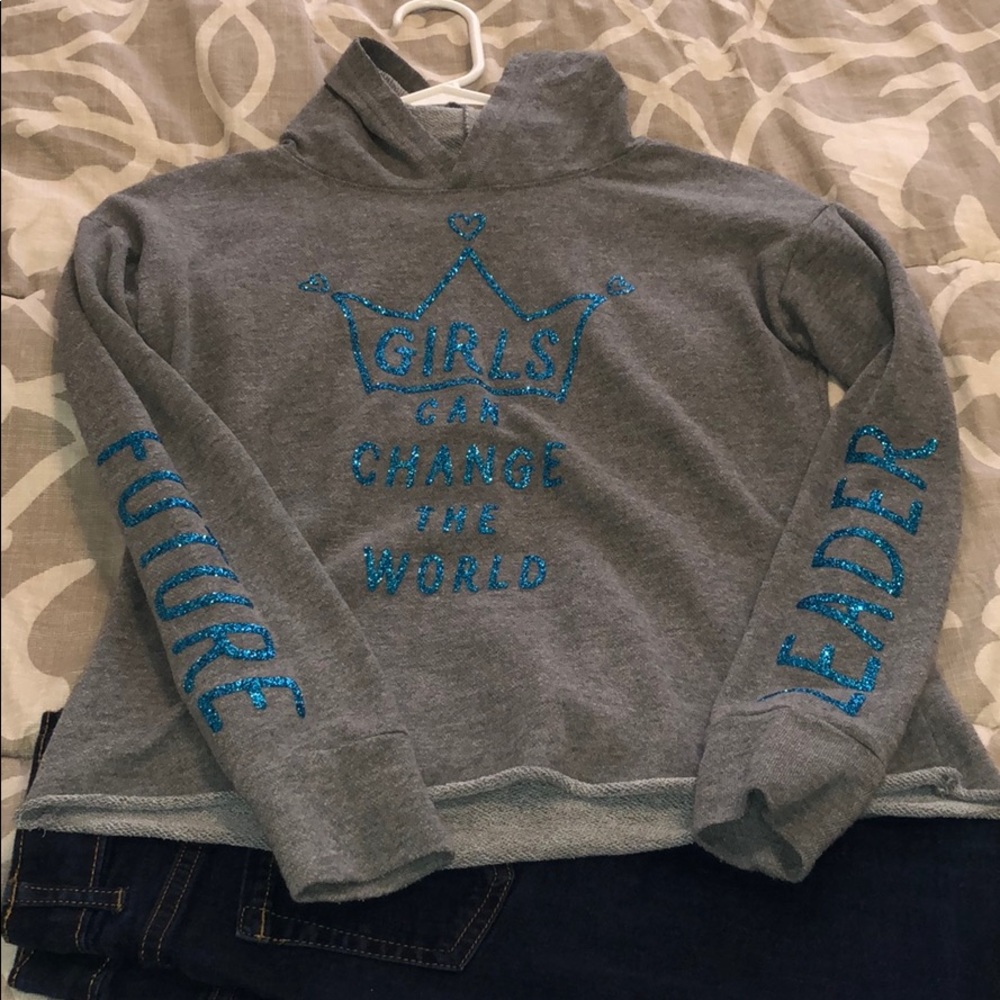 NWOT - Justice Future Leader Hooded Sweatshirt